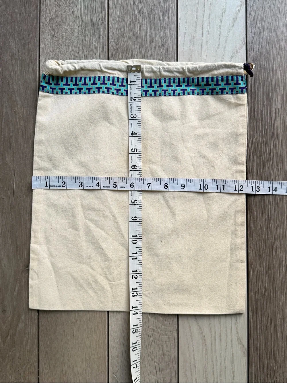 Tory Burch Set of 4 Cream Drawstring Bags